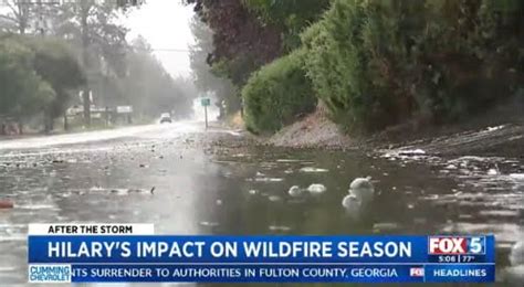 Hilary dumped record rainfall on California, but it might not ease wildfire risk